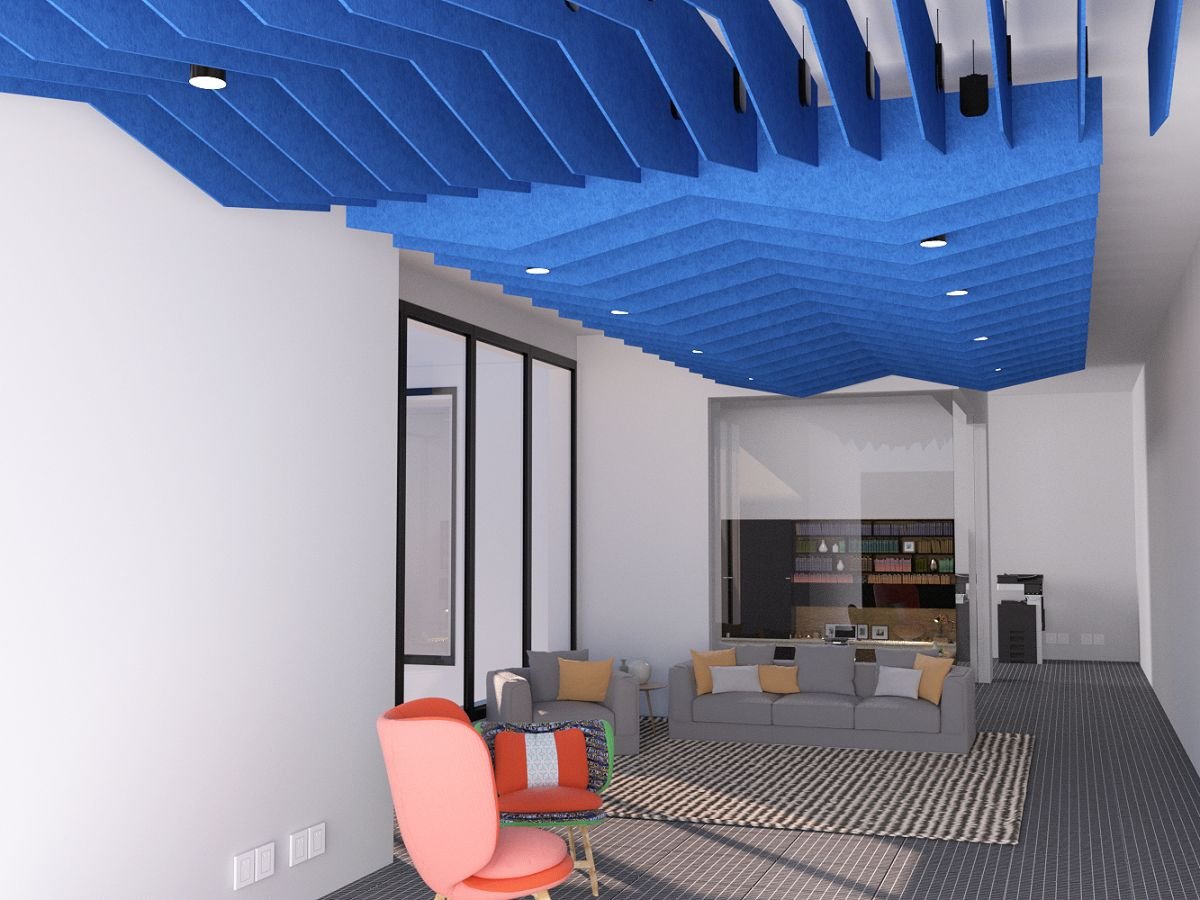 Plafond Baffle en V